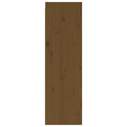 Wall Cabinets 2 Pcs Honey Brown/White/Natural Solid Wood Pine