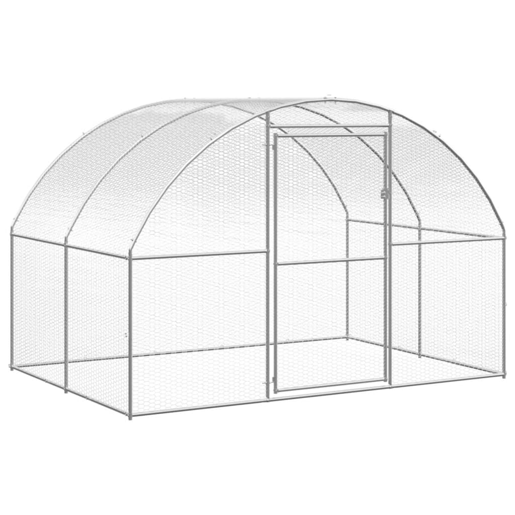 Galvanised Steel Chicken Coop 3x2x2m | HomeAndLiving
