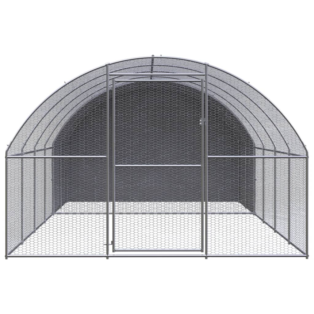 Large Chicken Coop 3x4x2m Galvanised Steel | HomeAndLiving