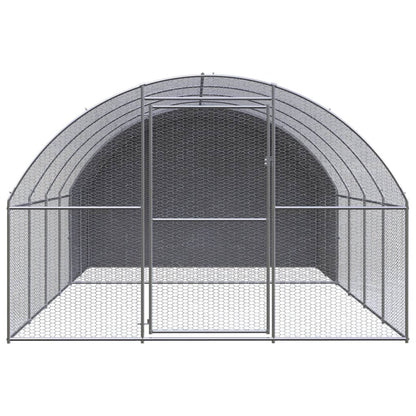 Large Chicken Coop 3x4x2m Galvanised Steel | HomeAndLiving