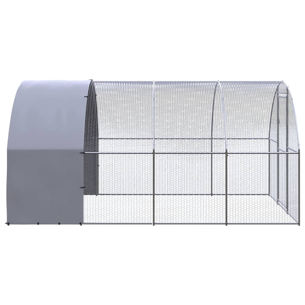 Large Chicken Coop 3x4x2m Galvanised Steel | HomeAndLiving