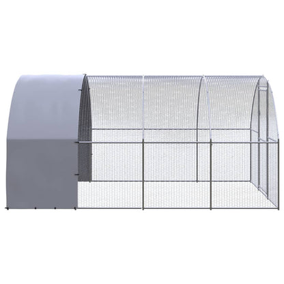 Large Chicken Coop 3x4x2m Galvanised Steel | HomeAndLiving