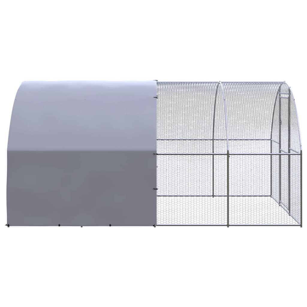 Large Chicken Coop 3x4x2m Galvanised Steel | HomeAndLiving