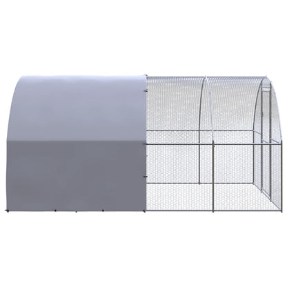Large Chicken Coop 3x4x2m Galvanised Steel | HomeAndLiving