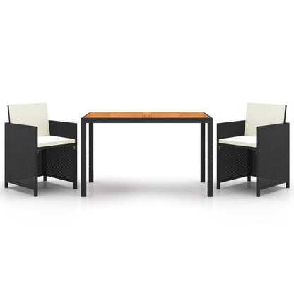Decorative 3 Piece Garden Dining Set Home Use Outdoor Living 