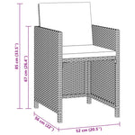 Decorative 3 Piece Garden Dining Set Home Use Outdoor Living