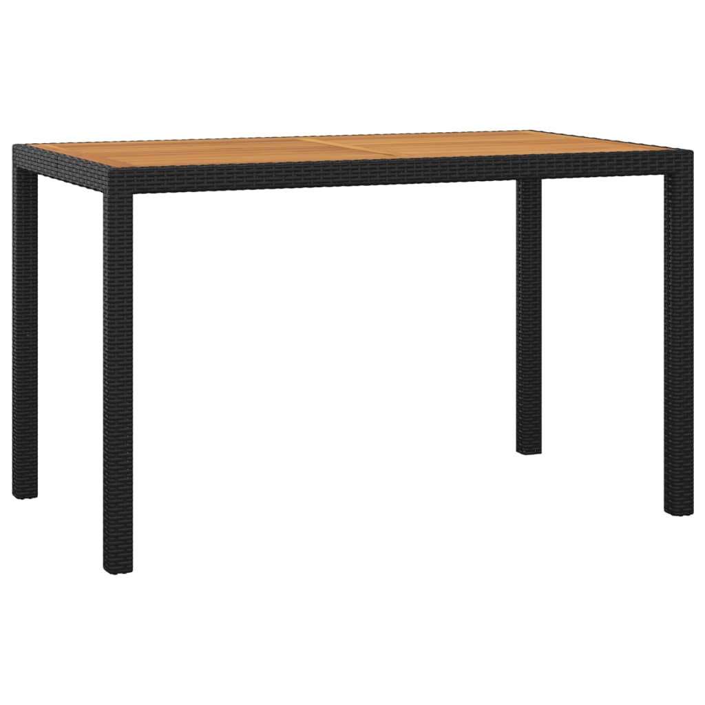 Stylish 3 Piece Garden Dining Set Black Living Space Upgrade Urban Style 
