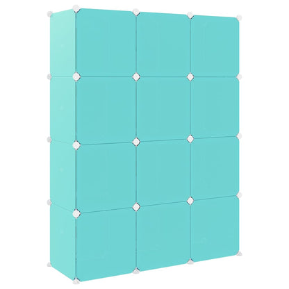 Kids Storage Cabinet Green 110 cm x 36.5 cm x 143.5 cm
