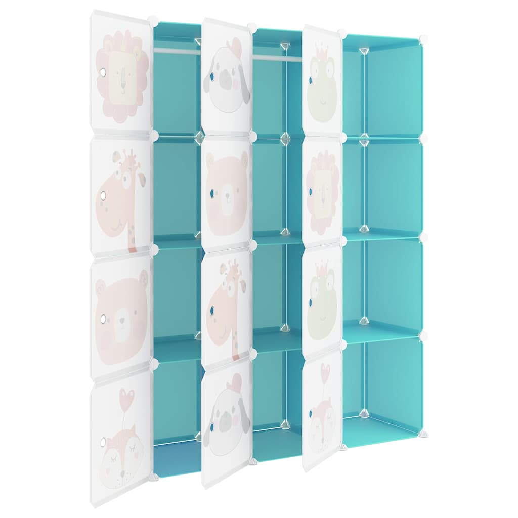 Kids Storage Cabinet Green 110 cm x 36.5 cm x 143.5 cm