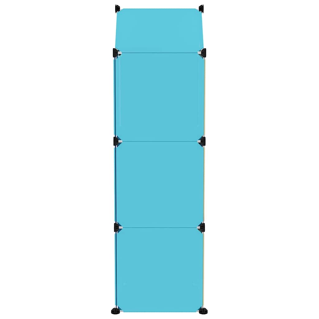 Kids Storage Cabinet Blue 109.5 cm x 36.5 cm x 127 cm