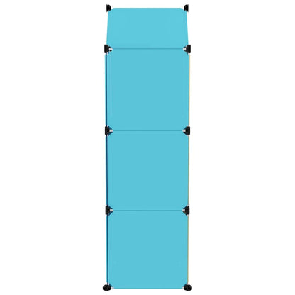 Kids Storage Cabinet Blue 109.5 cm x 36.5 cm x 127 cm