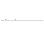 Sliding Door Hardware Kit 183cm Steel White | HomeAndLiving