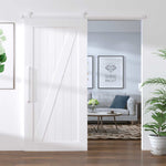 Sliding Door Hardware Kit 183cm Steel White | HomeAndLiving