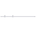 Sliding Door Hardware Kit 200cm Steel White | HomeAndLiving