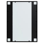 Black Metal Wall Mirror 80x60cm | HomeAndLiving