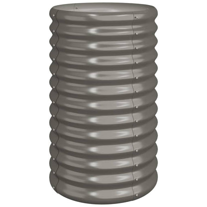 Galvanised Steel Garden Planter 40x68cm Grey | HomeAndLiving