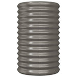 Galvanised Steel Garden Planter 40x68cm Grey | HomeAndLiving