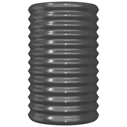 Garden Planter Powder-coated Steel Anthracite