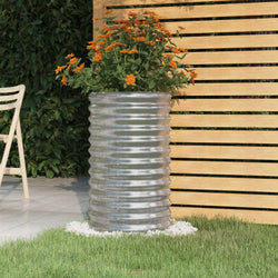Galvanised Steel Garden Planter 40x68cm | HomeAndLiving