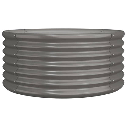 Galvanised Steel Garden Planter 80cm Round | HomeAndLiving