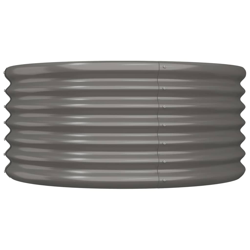 Galvanised Steel Garden Planter 80cm Round | HomeAndLiving