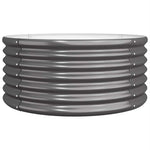 Galvanised Steel Garden Planter 80cm Round | HomeAndLiving