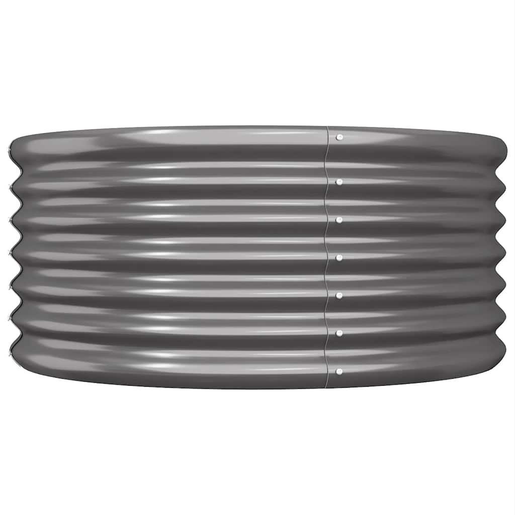 Galvanised Steel Garden Planter 80cm Round | HomeAndLiving