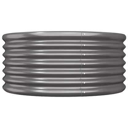 Galvanised Steel Garden Planter 80cm Round | HomeAndLiving