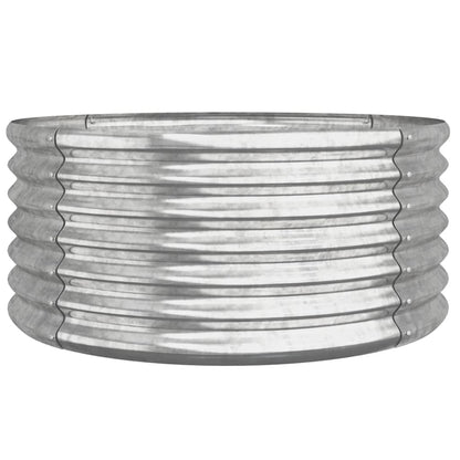 Galvanised Steel Garden Planter 80cm Round | HomeAndLiving