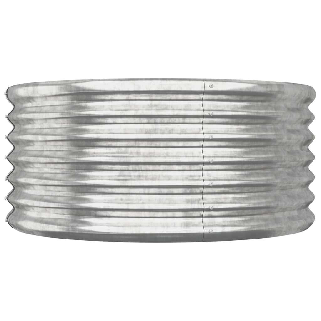 Galvanised Steel Garden Planter 80cm Round | HomeAndLiving