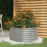 Galvanised Steel Garden Planter 80cm Round | HomeAndLiving