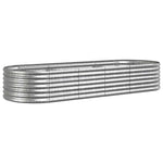 Galvanised Steel Raised Garden Bed 224x80cm | HomeAndLiving