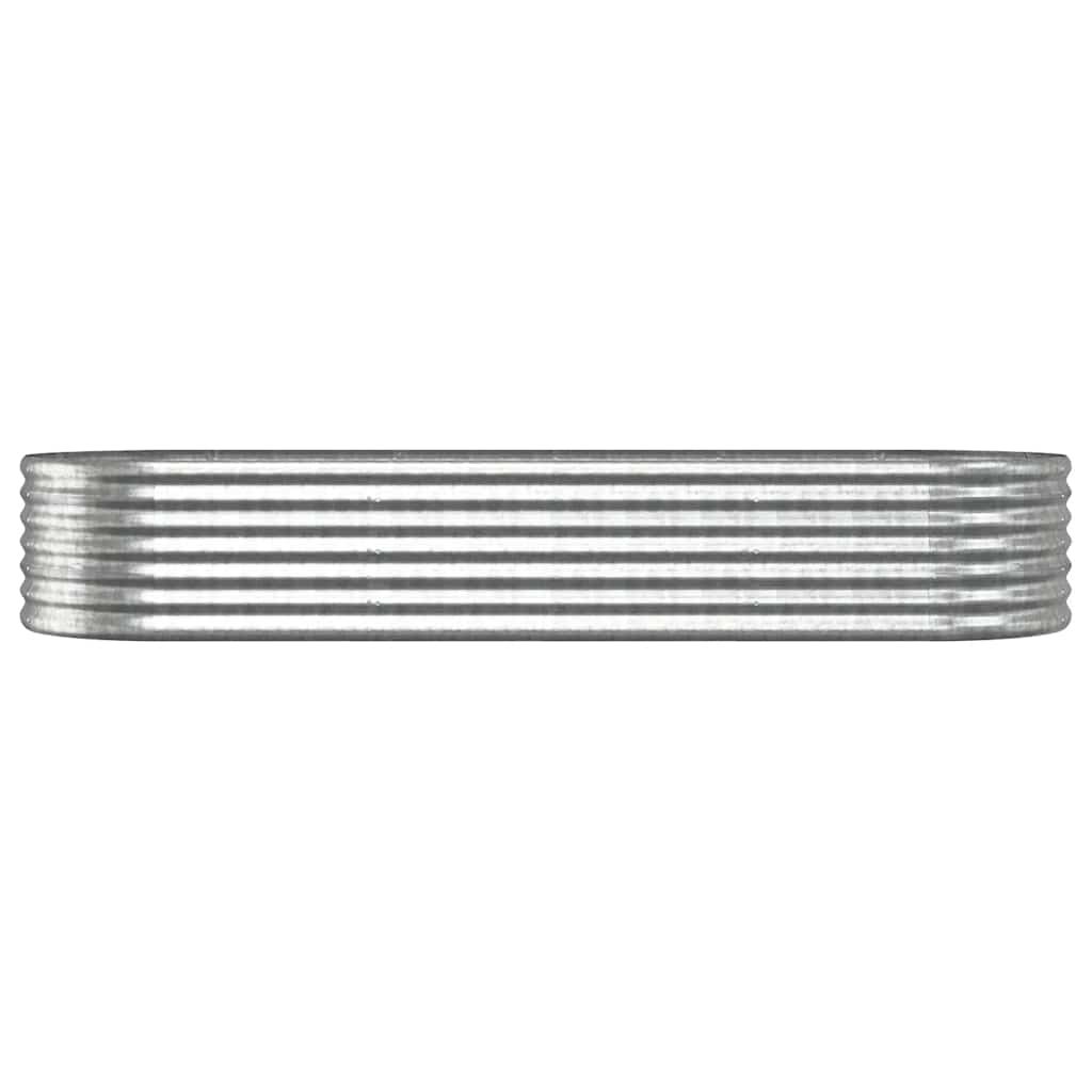 Galvanised Steel Raised Garden Bed 224x80cm | HomeAndLiving
