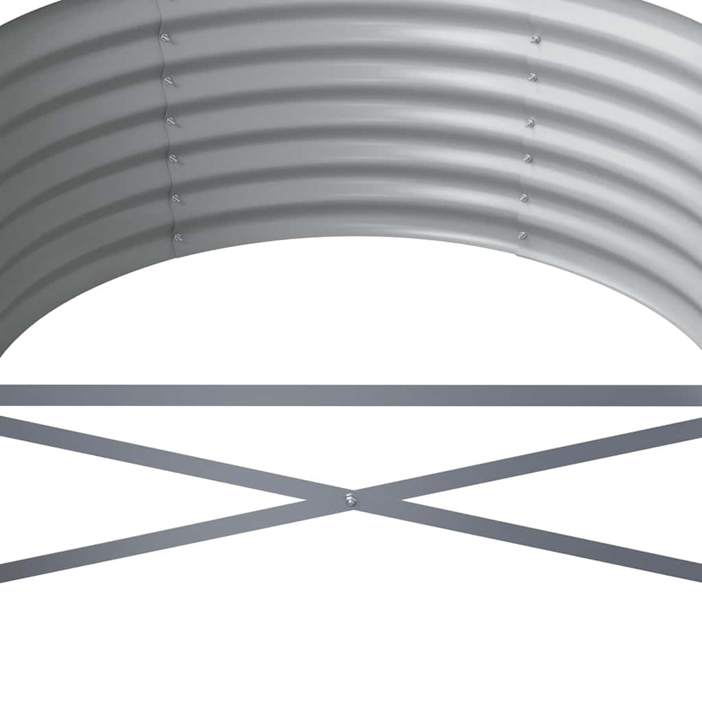 Galvanised Steel Raised Garden Bed 224x80cm | HomeAndLiving
