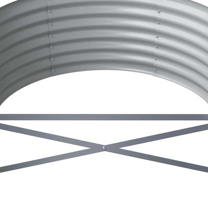 Galvanised Steel Raised Garden Bed 224x80cm | HomeAndLiving