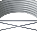 Galvanised Steel Raised Garden Bed 224x80cm | HomeAndLiving