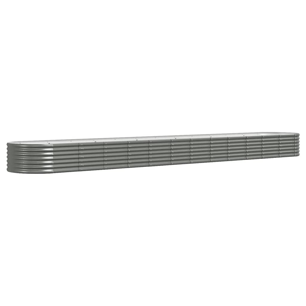 Galvanised Steel Raised Garden Bed 512cm Oval | HomeAndLiving