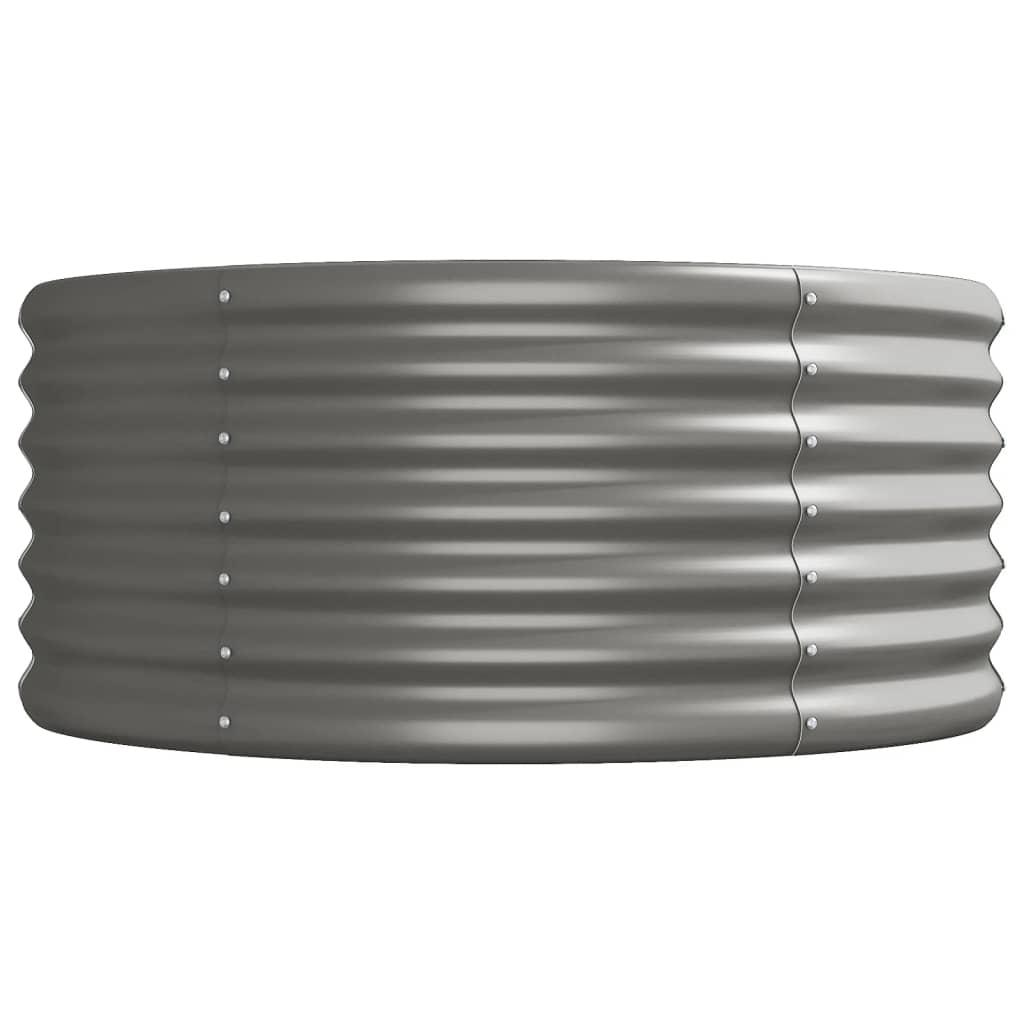 Galvanised Steel Raised Garden Bed 512cm Oval | HomeAndLiving