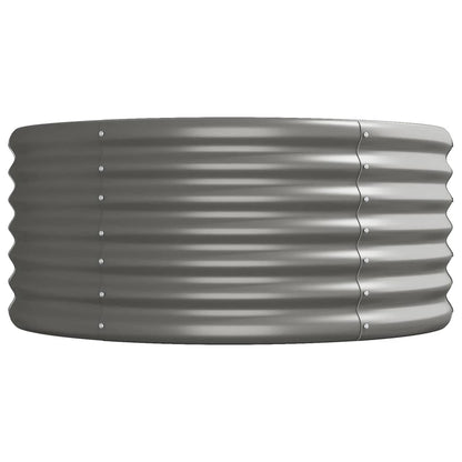 Galvanised Steel Raised Garden Bed 512cm Oval | HomeAndLiving