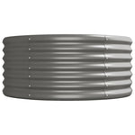 Galvanised Steel Raised Garden Bed 512cm Oval | HomeAndLiving