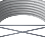 Galvanised Steel Raised Garden Bed 512cm Oval | HomeAndLiving