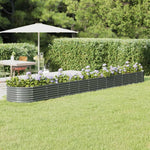 Galvanised Steel Raised Garden Bed 512cm Oval | HomeAndLiving