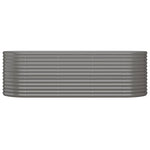 Galvanised Steel Raised Garden Bed 224x80cm | HomeAndLiving