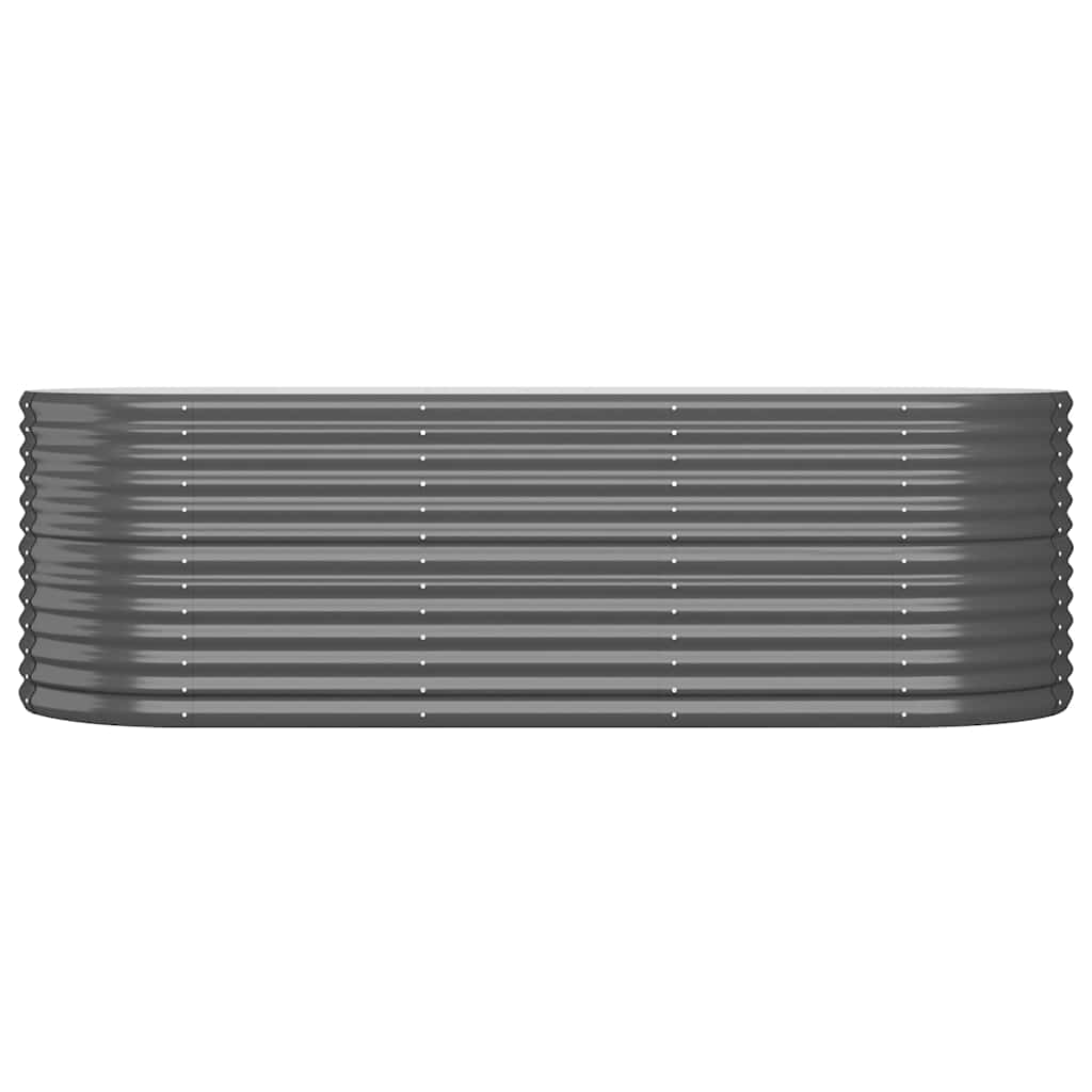 Galvanised Steel Raised Garden Bed 224x80cm | HomeAndLiving