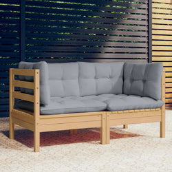 Durable 2 Seater Garden Sofa with Indoor Outdoor Use Modern Living 