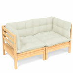 Minimalist 2 Seater Garden Sofa with Relaxing Seating Evening