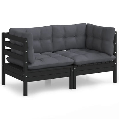Functional 2 Seater Garden Sofa with Outdoor Retreat Patio Relax 