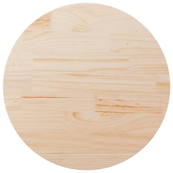  Round Pine Table Top 80cm Solid Wood | HomeAndLiving