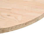 Round Pine Table Top 80cm Solid Wood | HomeAndLiving
