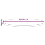 Round Pine Table Top 80cm Solid Wood | HomeAndLiving